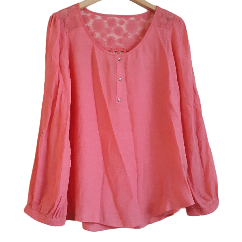 ⚡3/$10⚡Lace gauze top